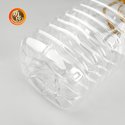 Botellas de plástico de grado alimenticio con condimento de tornillo en la tapa Opciones de peso personalizadas Ideal para el embalaje de condimentos