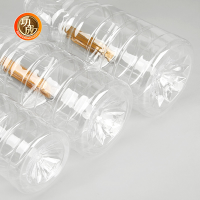 Botellas de plástico transparente para condimentos Condimentos para alimentos Embalaje de 1800 ml Capacidad