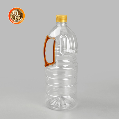 Parafusos en la tapa botella de aceite de cocina de plástico de calidad alimentaria condimentos embalaje personalizado 1000ml-1800ml
