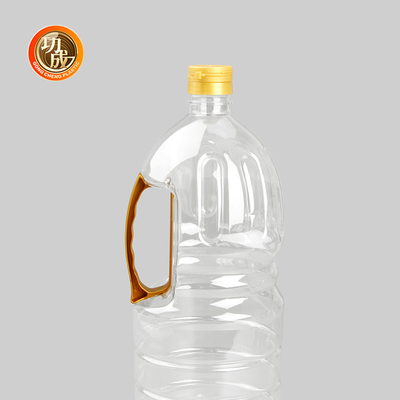 Botellas de plástico transparente para condimentos Condimentos para alimentos Embalaje de 1800 ml Capacidad