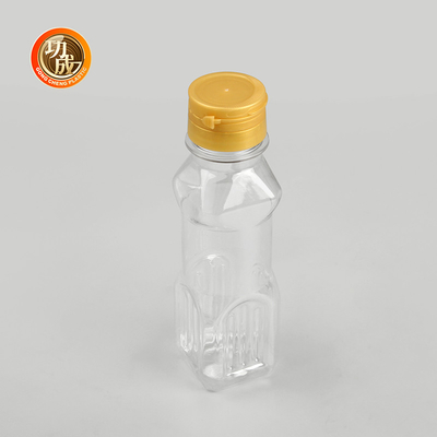 Botellas de plástico transparente para condimentos Condimentos para alimentos Embalaje de 1800 ml Capacidad