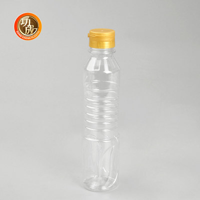 Botellas de plástico transparente para condimentos Condimentos para alimentos Embalaje de 1800 ml Capacidad