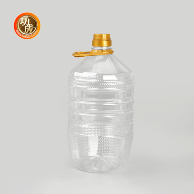 Calidad alimenticia Botellas de plástico transparente condimento Condimentos Embalaje en cilindro 1000ml-1800ml