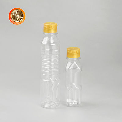Botella de aceite comestible de plástico transparente de grado alimenticio 1000ml-1800ml Capacidad para condimentos